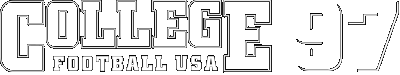 College Football USA 97 logo for Super Nintendo